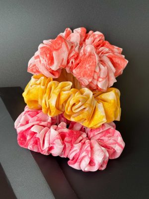 Trendy Printed Jumbo Size  Scrunchies