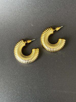 Primium Chic Golden Hoops