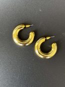 Classic Enti-tarnish Hoop Earrings