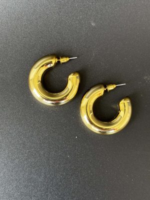 Classic Enti-tarnish Hoop Earrings