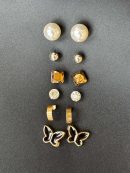 6 Pairs Fashion Stud Earrings Set