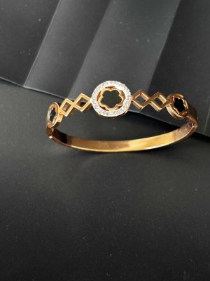 Rose Gold Plated Kada