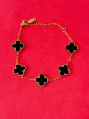 Black Clover Chain Bracelet