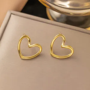 Heart Shaped  Stud Earrings