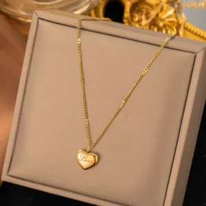 Love Written Heart Pendent