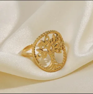 Vintage Elegance Lucky Clover Ring